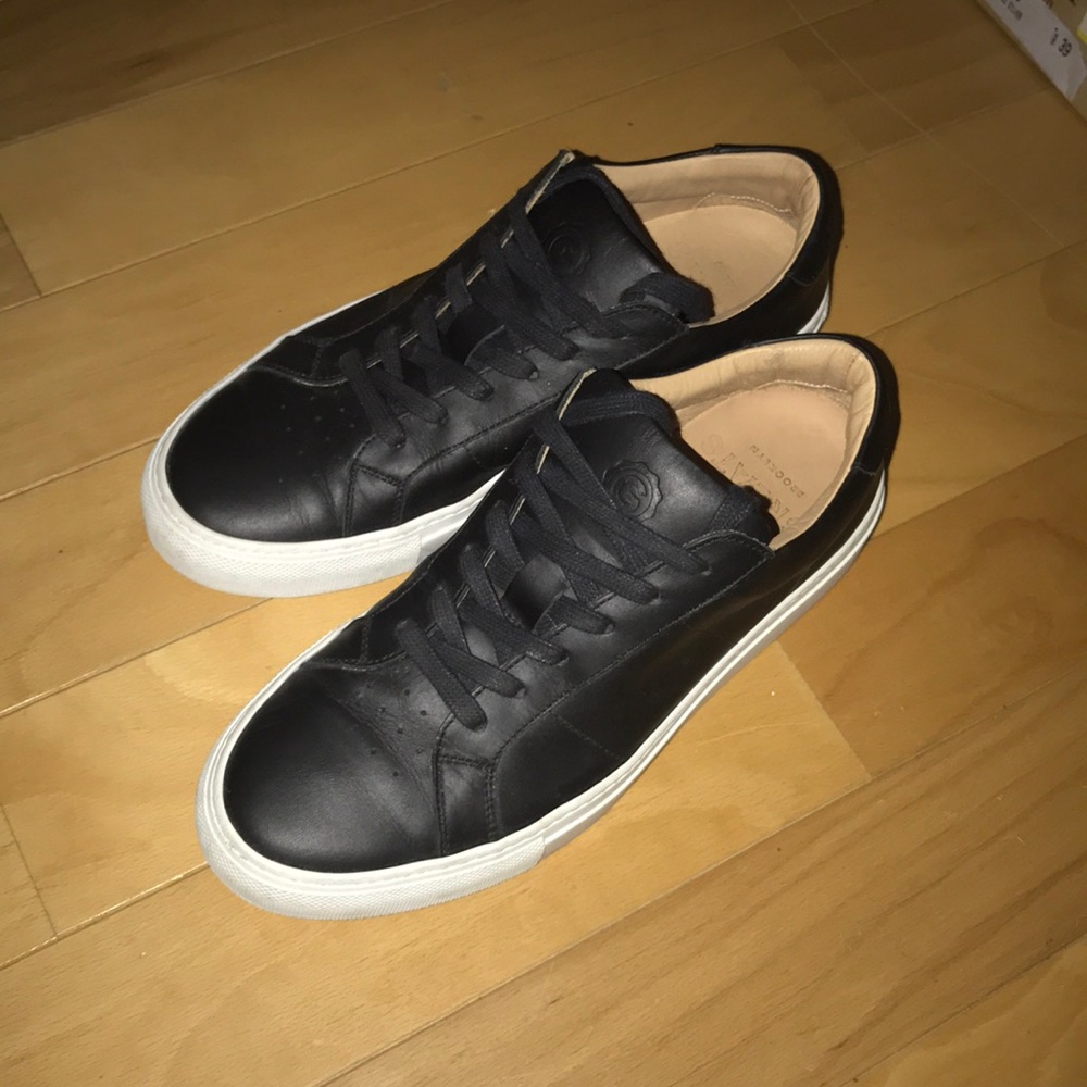 Greats Royale Nero Leather Sneakers